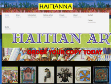 Tablet Screenshot of haitianna.com